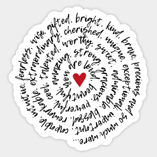 Kindness Swirl Sticker